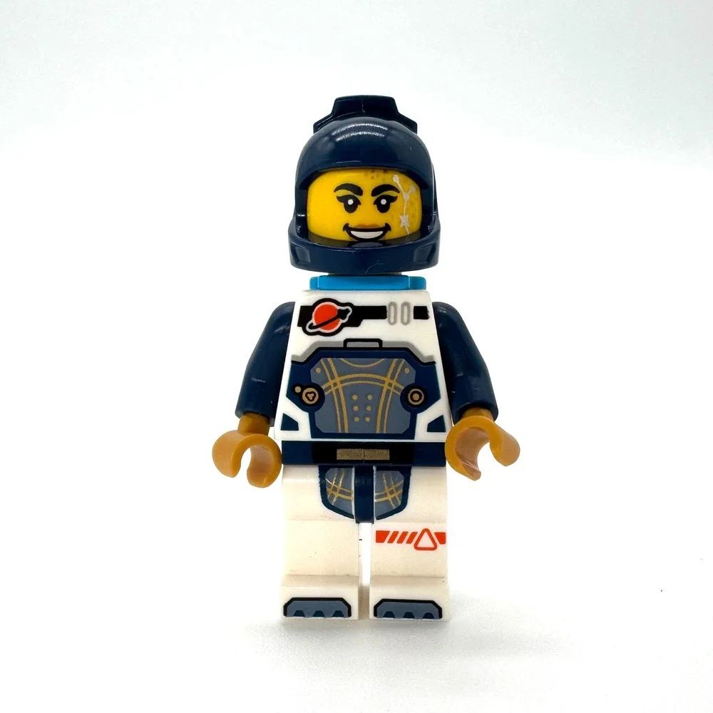 LEGO City Space Astronaut Minifigure cty1692 White Spacesuit Dark Blue - Picture 2 of 8